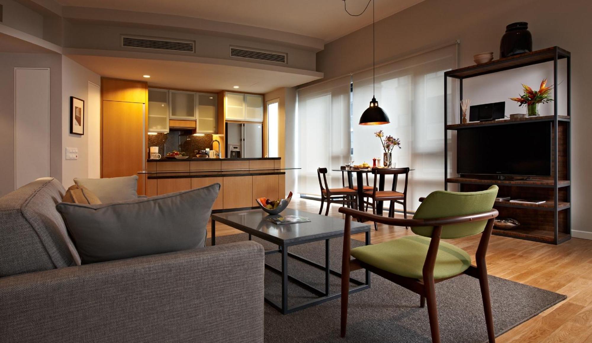 E&O Residences Куала Лумпур Екстериор снимка A living room in a condominium